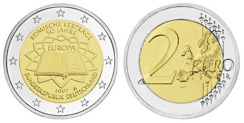 Brd euro römische verträge - brd,