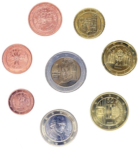 Kursmünzensatz österreich - kursmünzensatz,