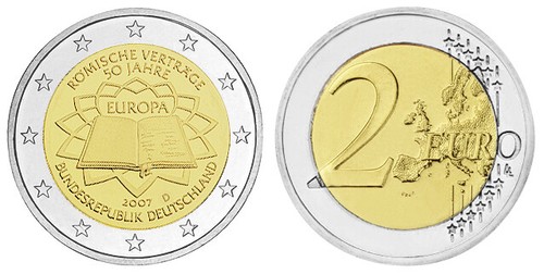 Brd euro römische verträge - brd,