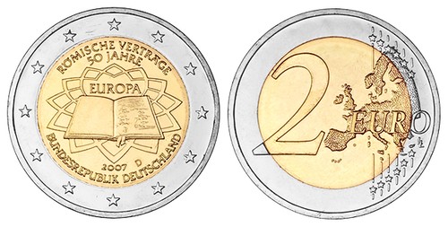 Brd euro römische verträge - 2,