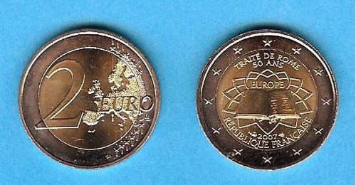 Euro gedenkmünze 2007 aus - euro,