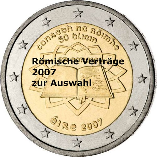 Euro gedenkmünze 2007 bfr - 2,