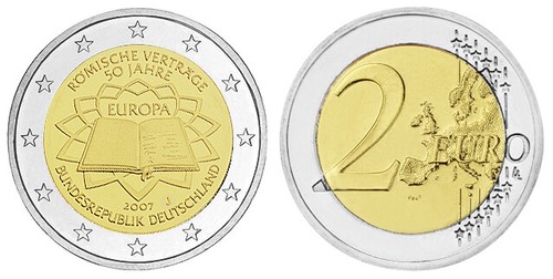 Brd euro römische verträge - brd, 2